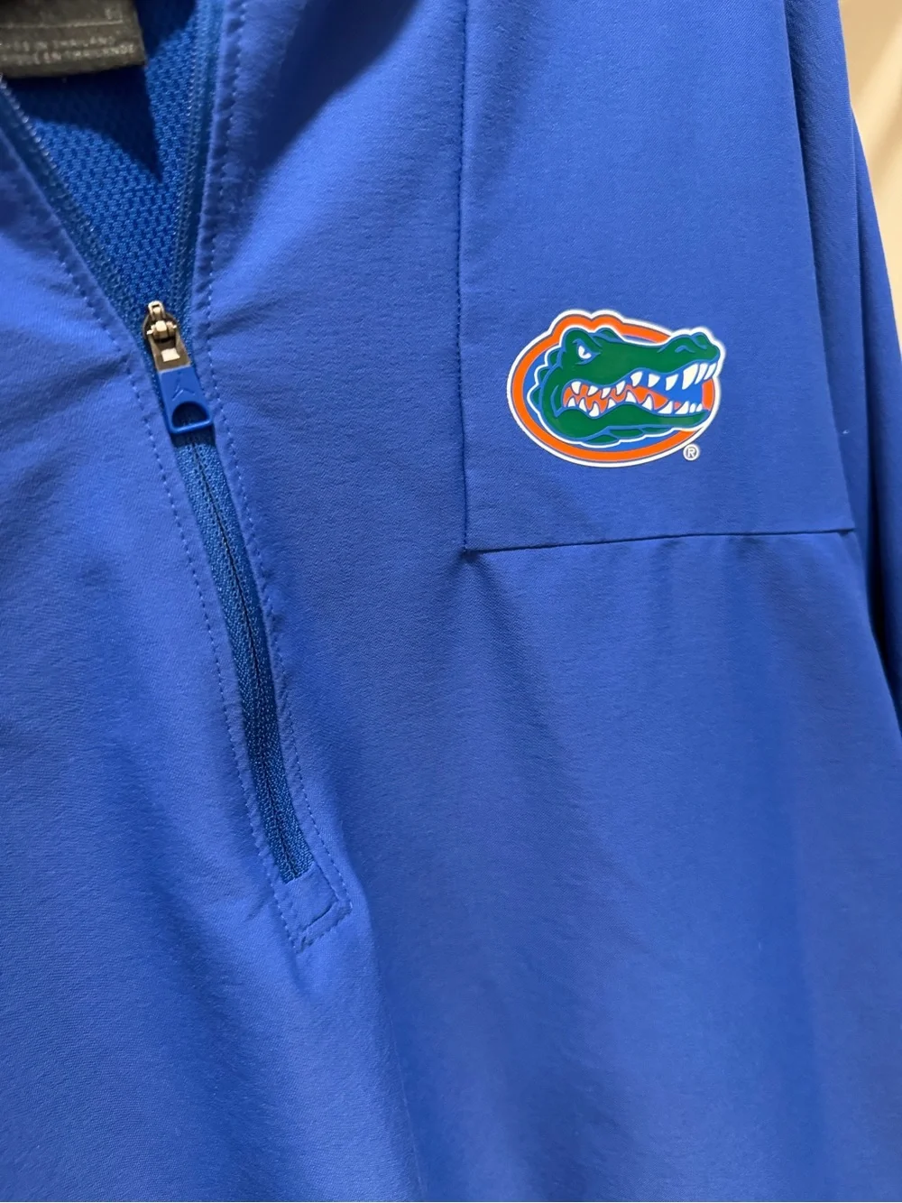 Jordan Royal Blue & Orange Quarter-Zip Pullover